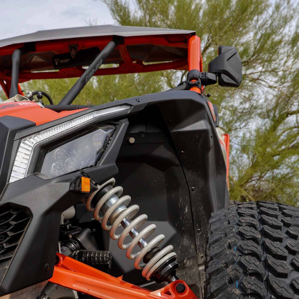 Chupacabra Offroad 1.6" - 2" Roll Cage Bar Offroad Rear Side View Mirror for UTV - Pack of 2