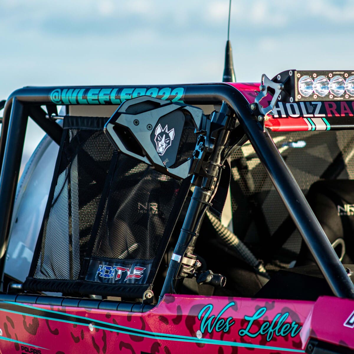 Chupacabra Offroad Cuero Race UTV Side Mirror - Set of Two