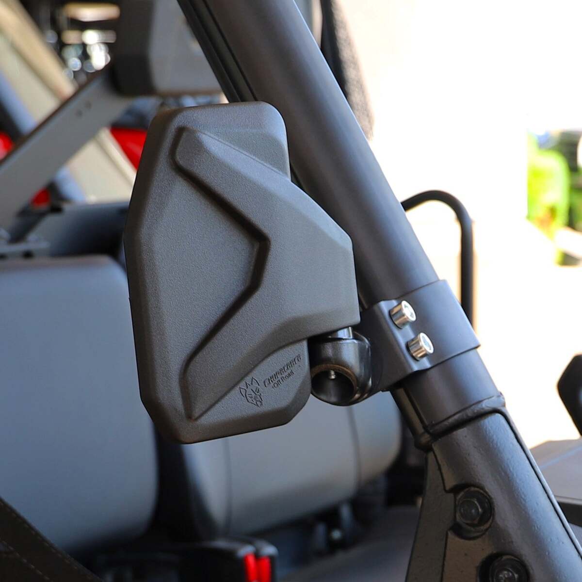 Chupacabra Offroad Polaris Channel Shaped Side Mirror Break Away with Adjustable Arm