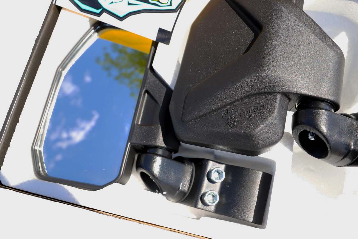 Chupacabra Offroad Polaris Channel Shaped Side Mirror Break Away with Adjustable Arm