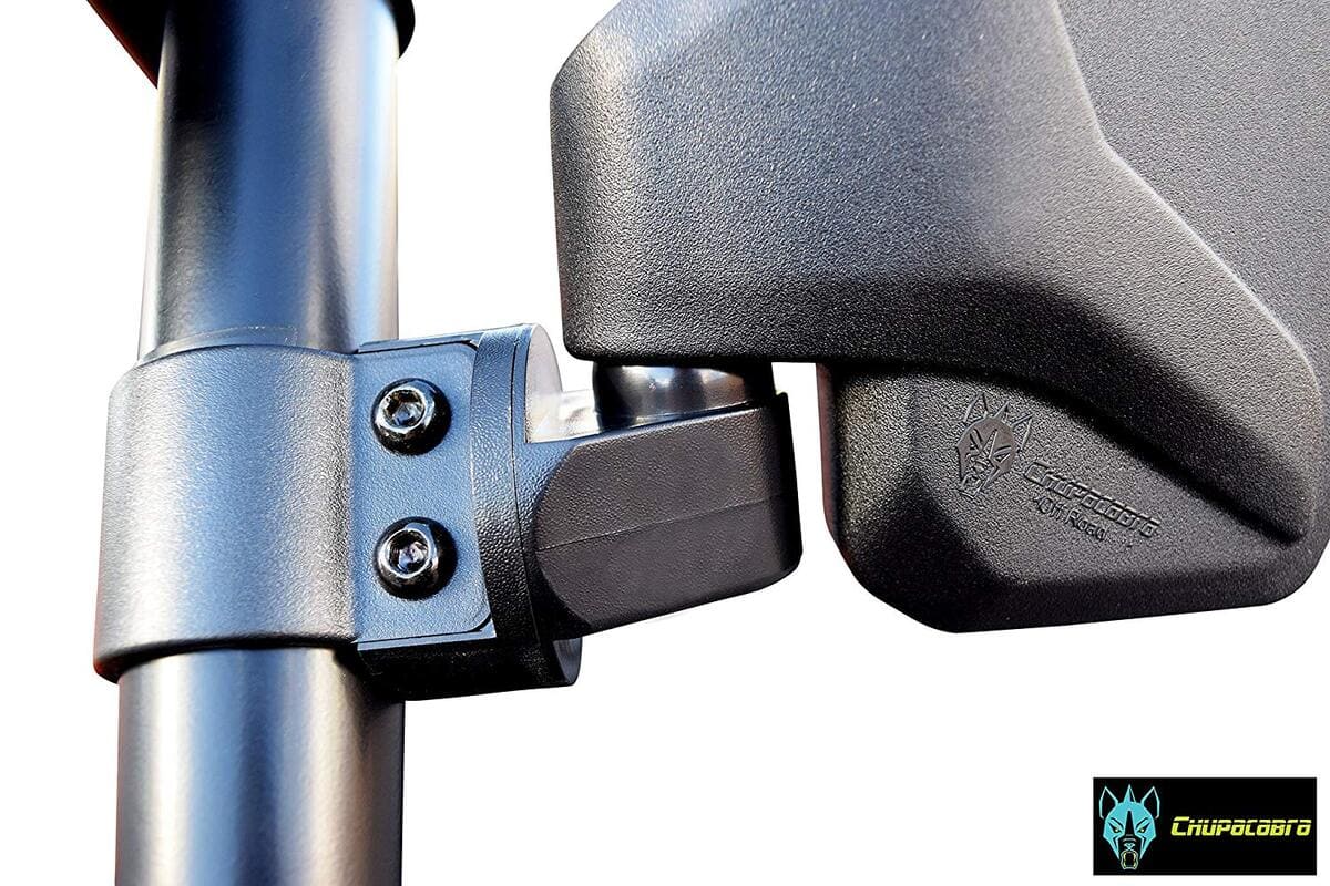 Chupacabra Offroad Rear View/Side Mirror for UTV with Spot Mirror - Right & Left Pair for 1.6" - 2"