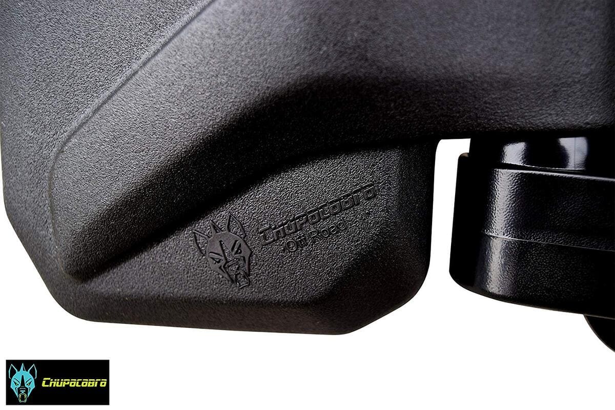 Chupacabra Offroad Rear View/Side Mirror for UTV with Spot Mirror - Right & Left Pair for 1.6" - 2"