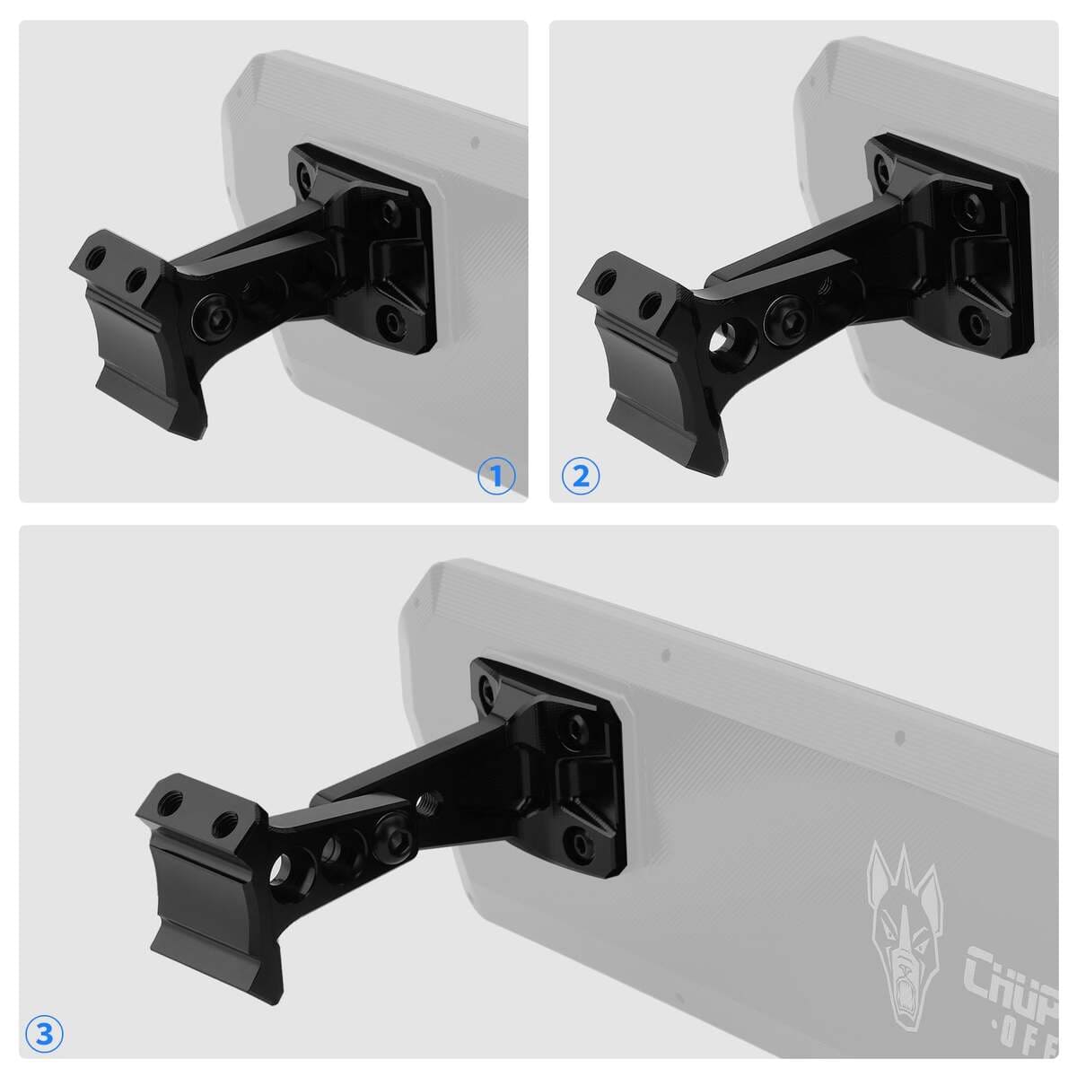 Chupacabra Offroad Super Deluxe 16” Offroad UTV Center Rearview Mirror