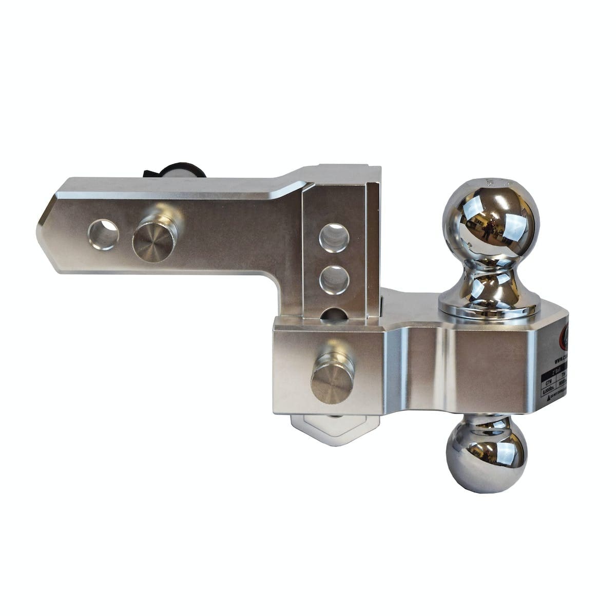 CSI Accessories 106204 Aluminum Adjustable Ball Mount - 4" Drop