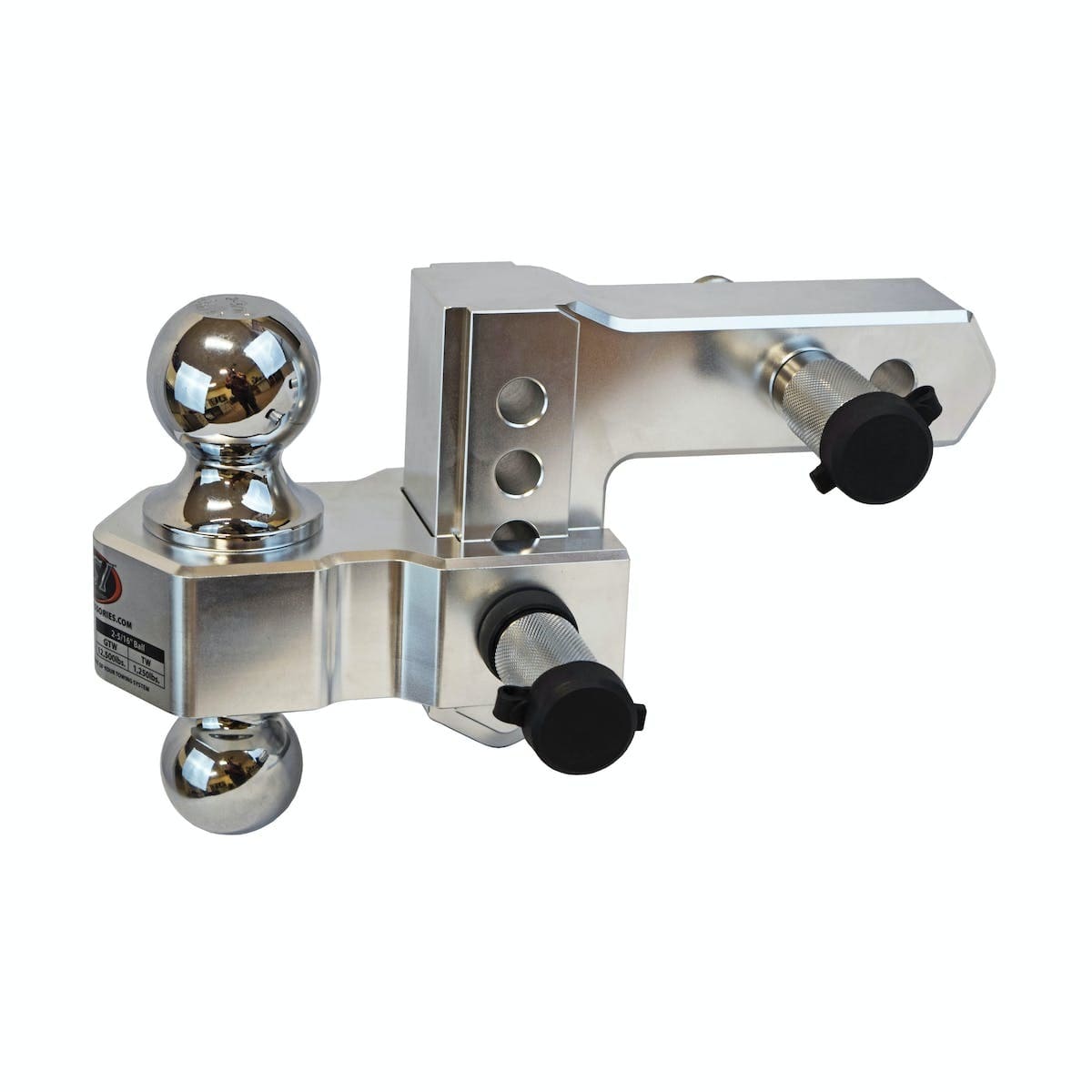 CSI Accessories 106204 Aluminum Adjustable Ball Mount - 4" Drop