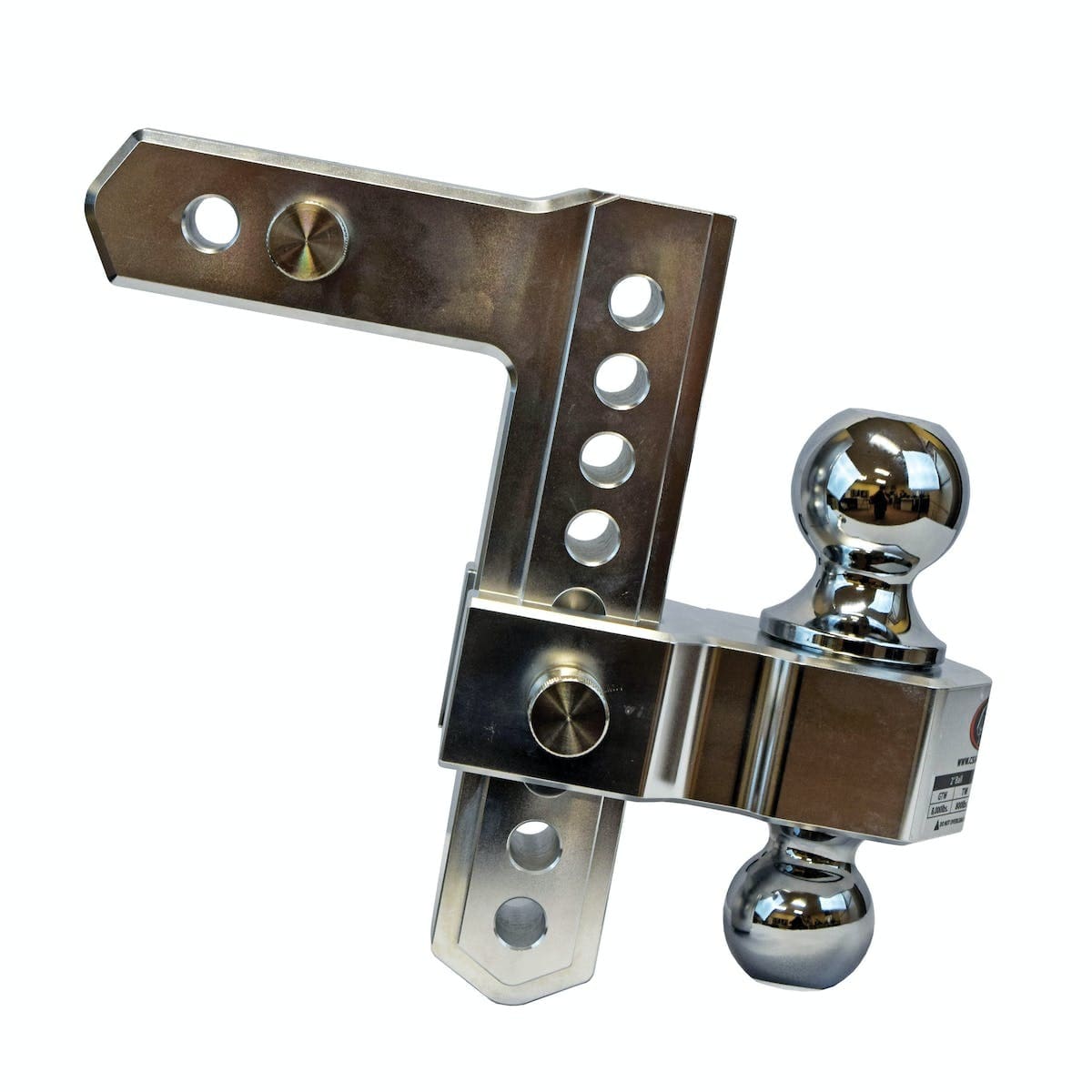 CSI Accessories 106208 Aluminum Adjustable Ball Mount - 8" Drop