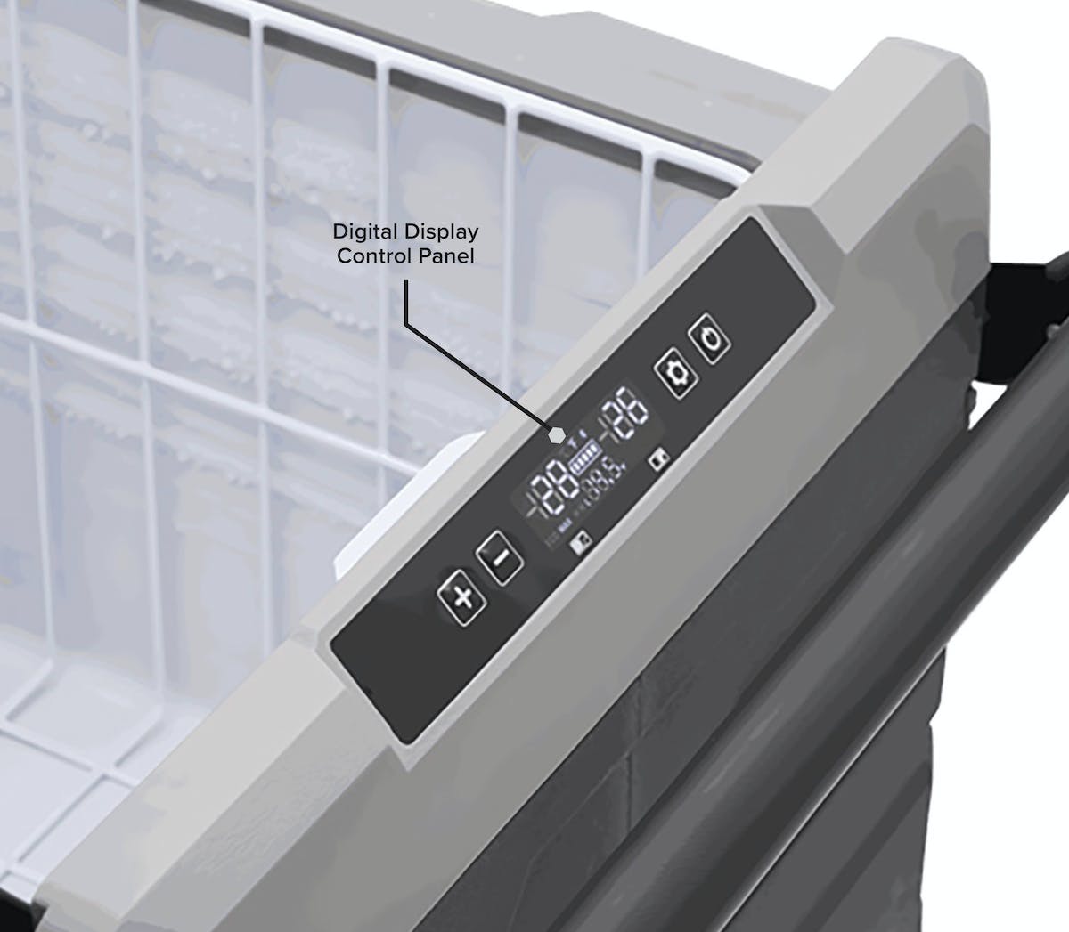 CSI Accessories W60 Black Ice Fridge/Freezer