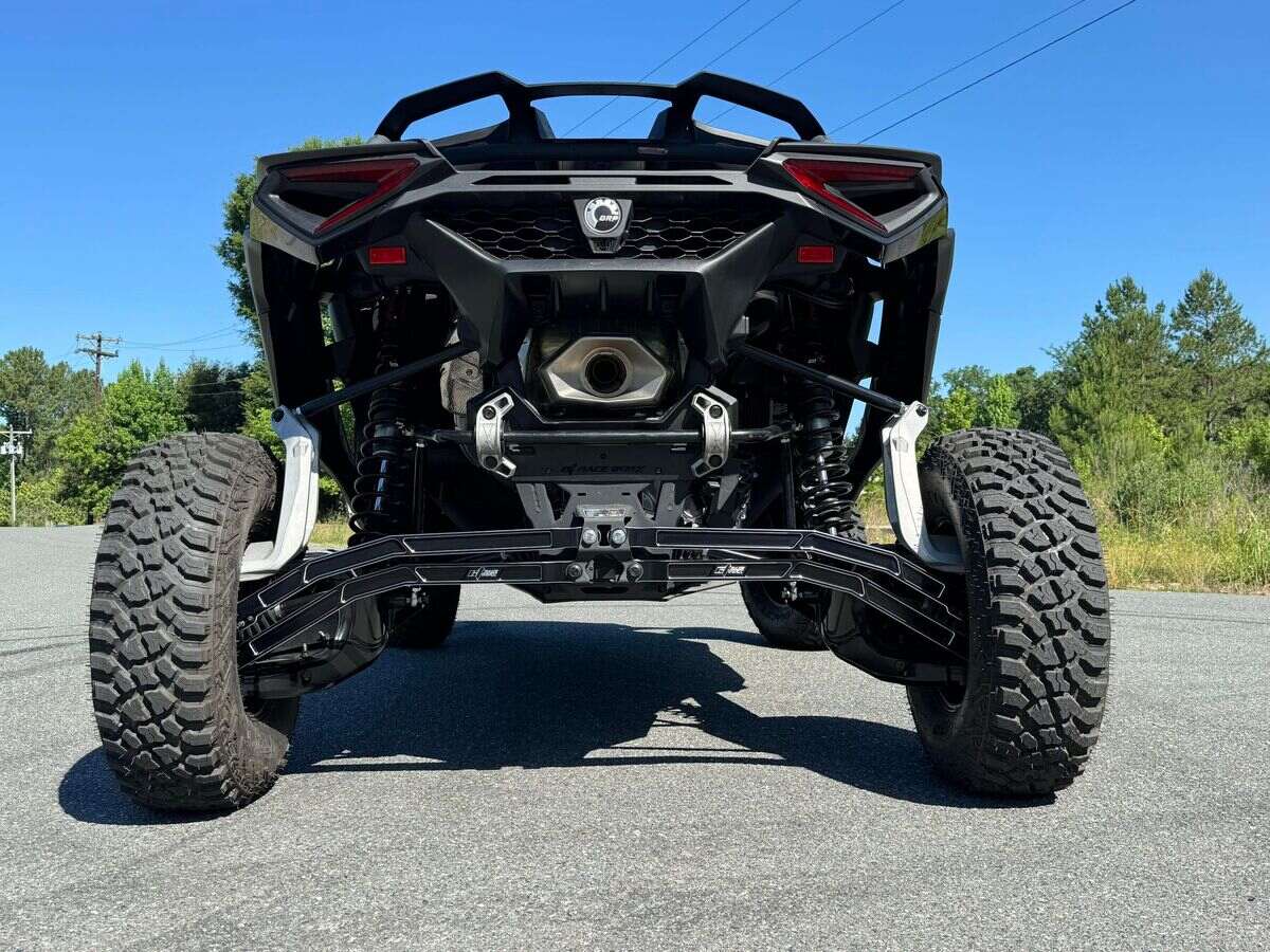 CT Race Worx Can-Am Maverick R Double E Rear Sway Bar Pro Rock High Clearance Billet Radius Rod Kit