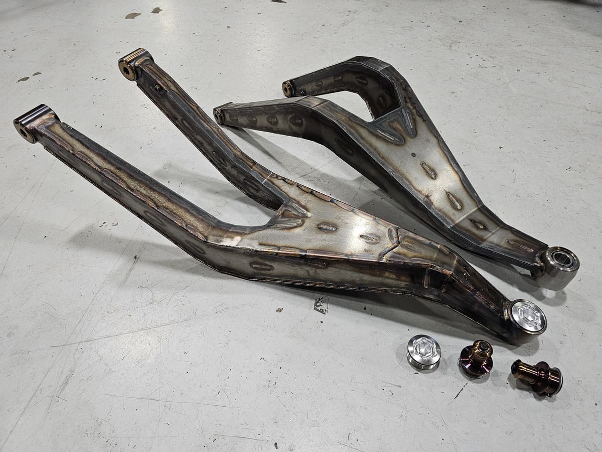 CT Race Worx Can-Am Maverick R Pro Desert Chromoly Upper A-Arms