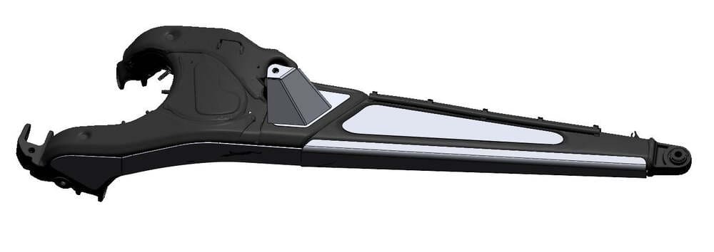 CT Race Worx Can-Am Maverick R Weld On Trailing Arm Gusset Kit