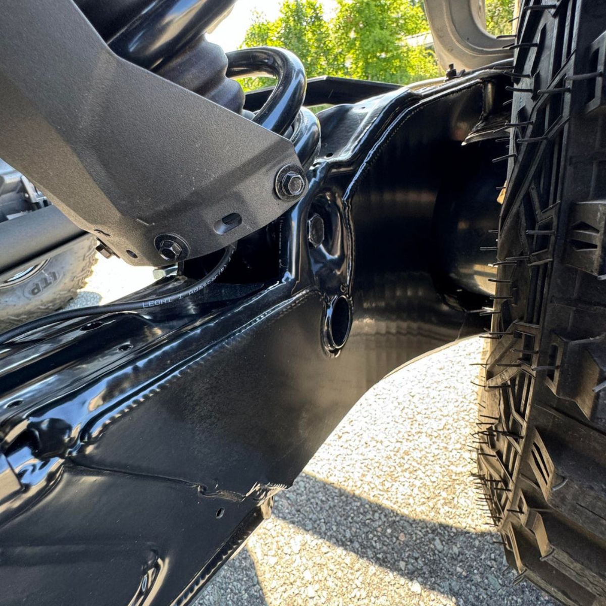 CT Race Worx Can-Am Maverick R Weld On Trailing Arm Gusset Kit