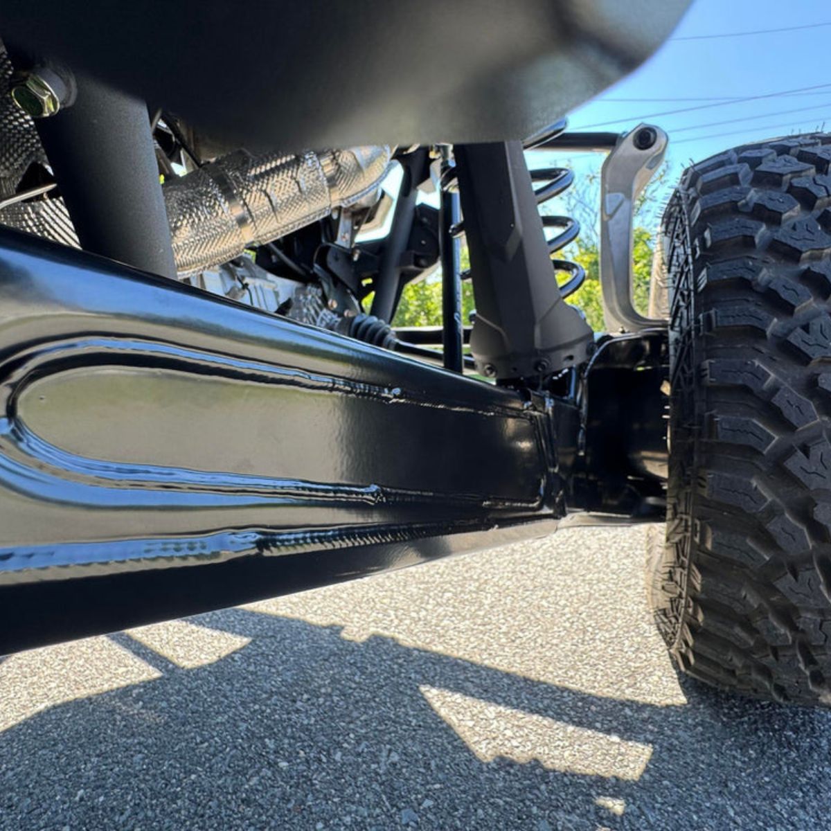 CT Race Worx Can-Am Maverick R Weld On Trailing Arm Gusset Kit