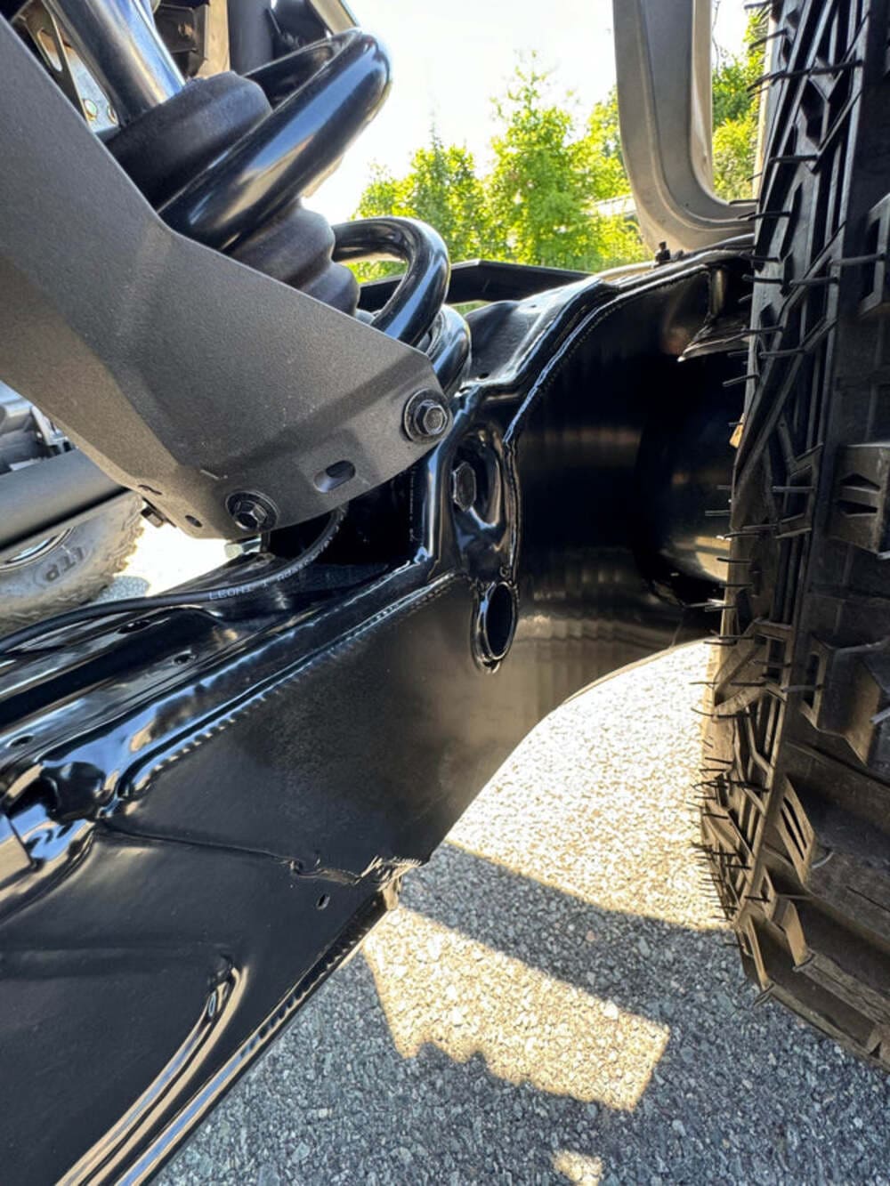 CT Race Worx Can-Am Maverick R Weld On Trailing Arm Gusset Kit