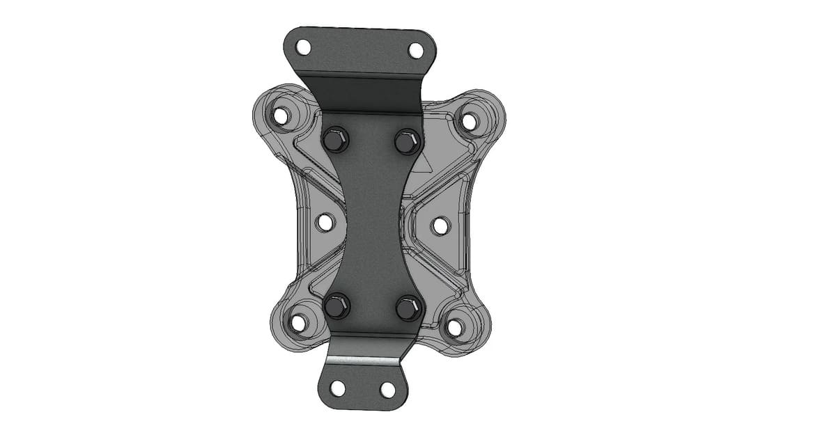 CT Race Worx Can-Am Maverick X3 10-Bolt Radius Rod Plate Adapter