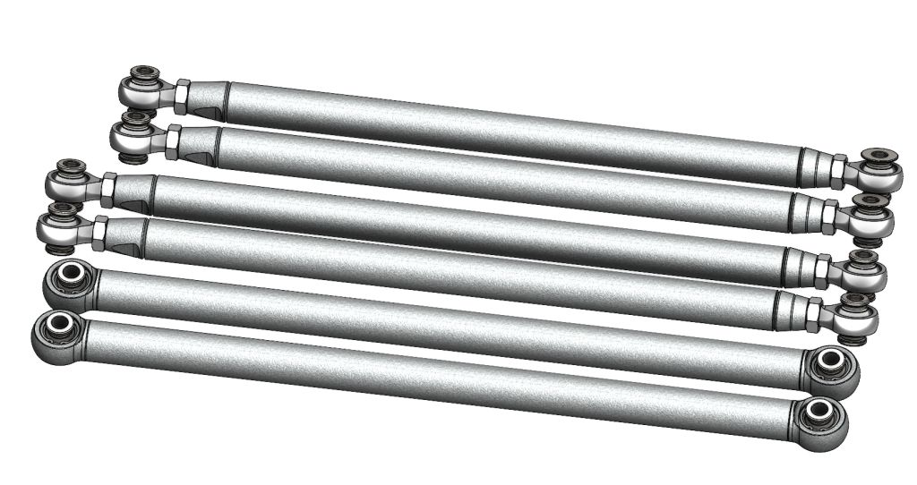 CT Race Worx Can-Am Maverick X3 64" Chromoly Race Series Radius Rod Kit