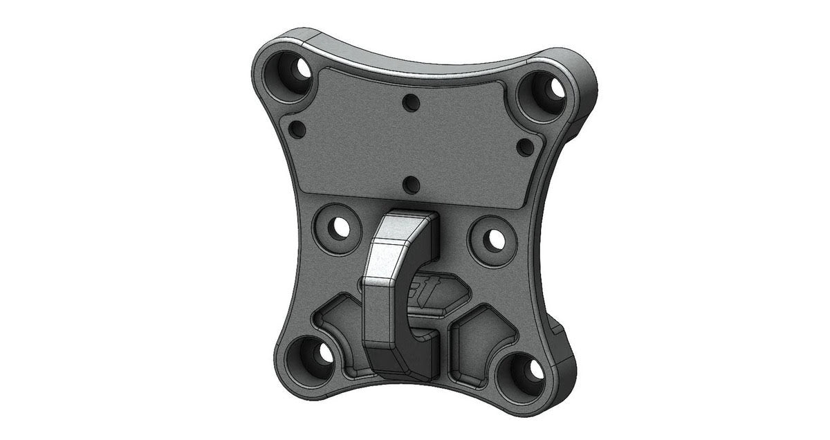 CT Race Worx Can-Am Maverick X3 Billet Proof Radius Rod Plate w/ Tow Ring & Steel Plate