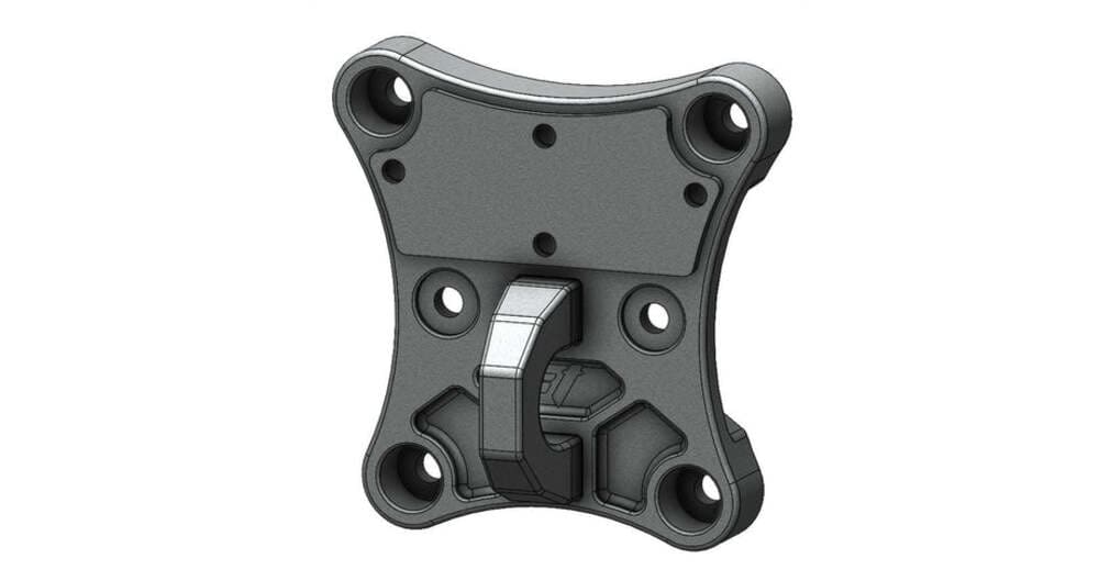 CT Race Worx Can-Am Maverick X3 Billet Proof Radius Rod Plate w/ Tow Ring