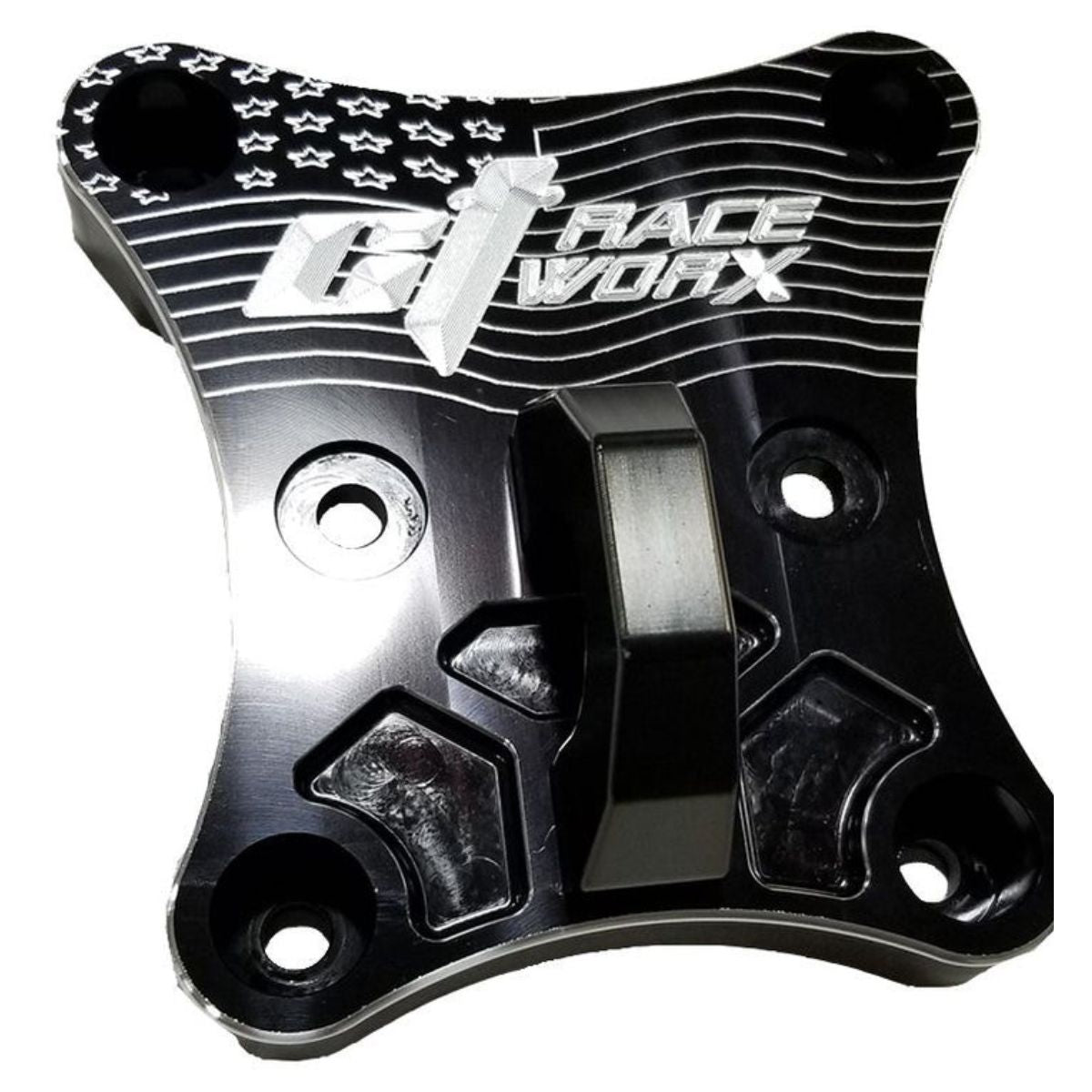 CT Race Worx Can-Am Maverick X3 Billet Proof Radius Rod Plate w/ Tow Ring