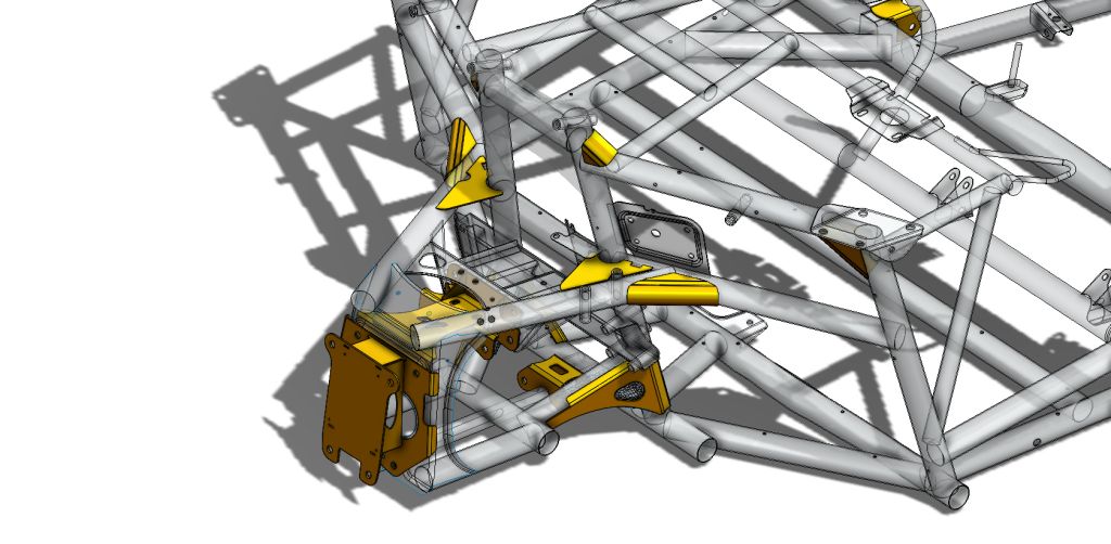 CT Race Worx Can-Am Maverick X3 Chromoly Race Gusset Kit