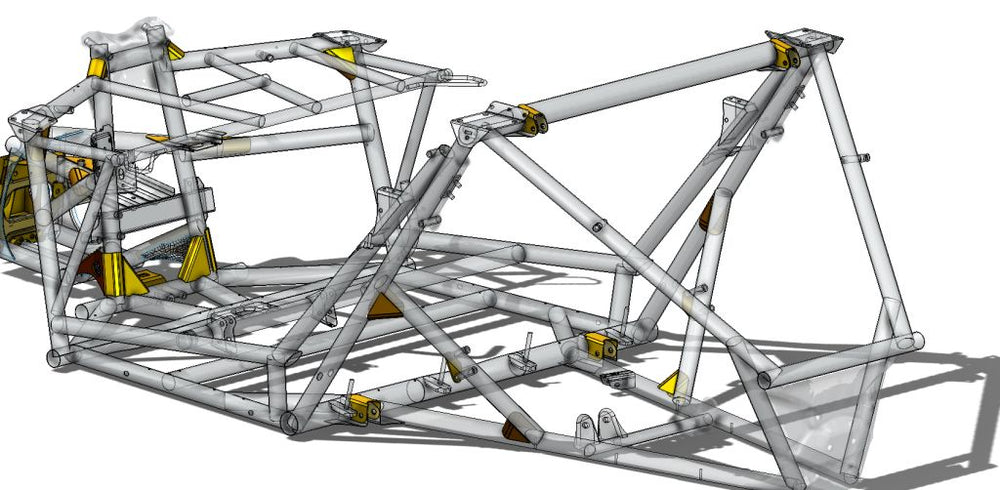 CT Race Worx Can-Am Maverick X3 Chromoly Race Gusset Kit