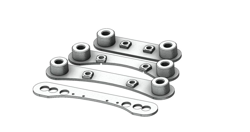 CT Race Worx Can-Am Maverick X3 Radius Rod Race Plates