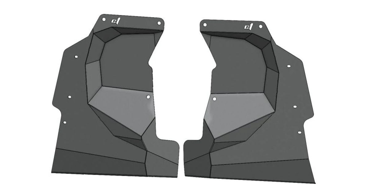 CT Race Worx Can-Am Maverick X3 Wheel Well Liners