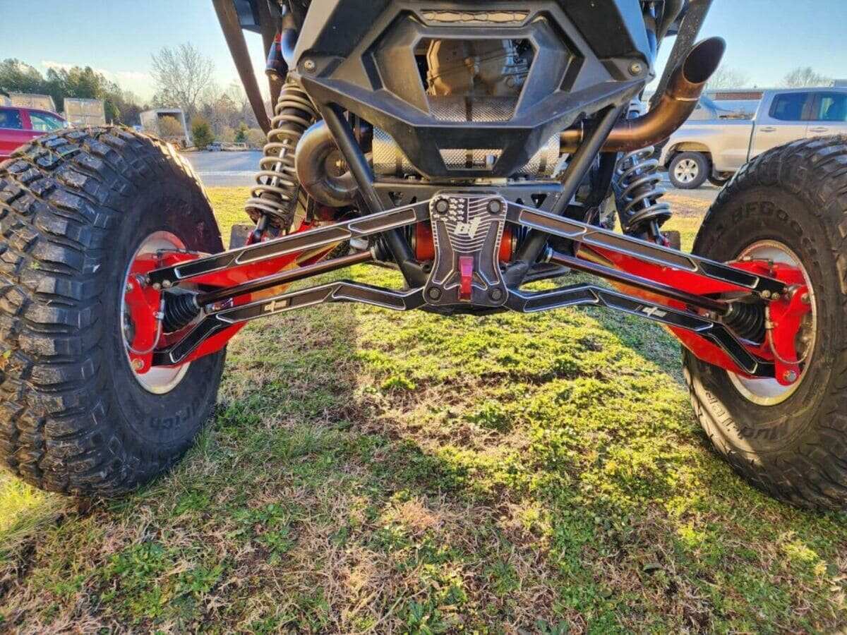 CT Race Worx Polaris RZR Pro R/Turbo R Billet Radius Rod Plate w/ Tow Ring