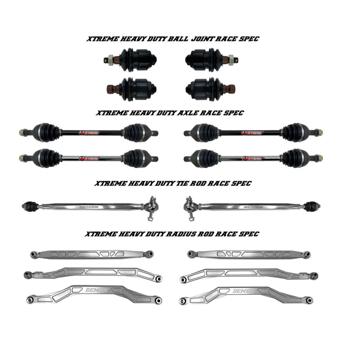 Demon Powersports '17-'24 Can-Am Maverick X3 64" Level 2 Smart Lock Race Kit