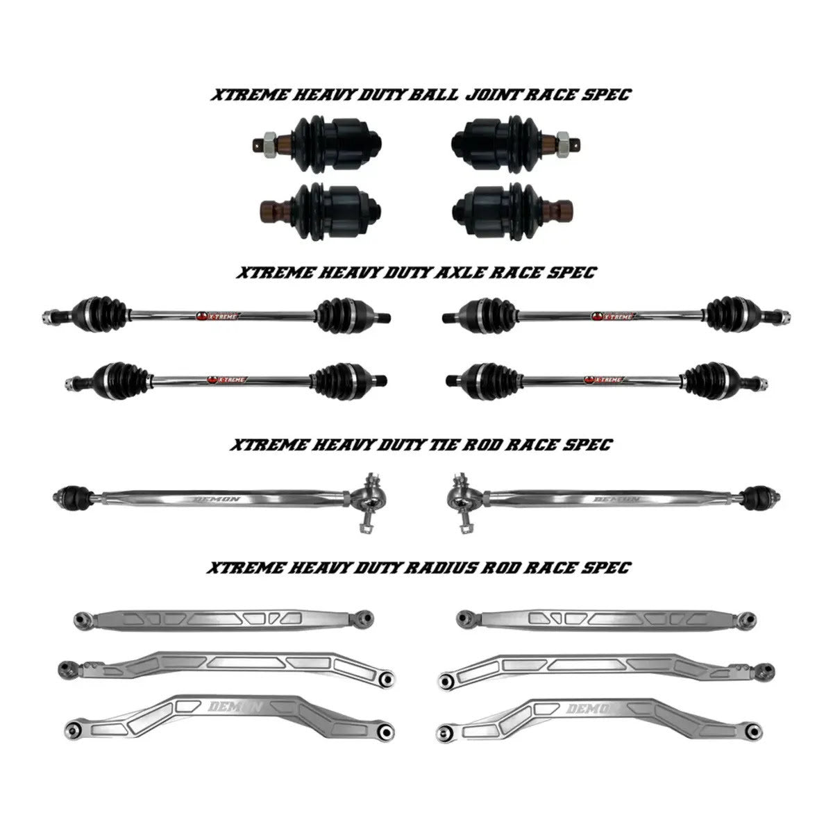 Demon Powersports '17-'24 Can-Am Maverick X3 72" Level 2 Smart Lock Race Kit