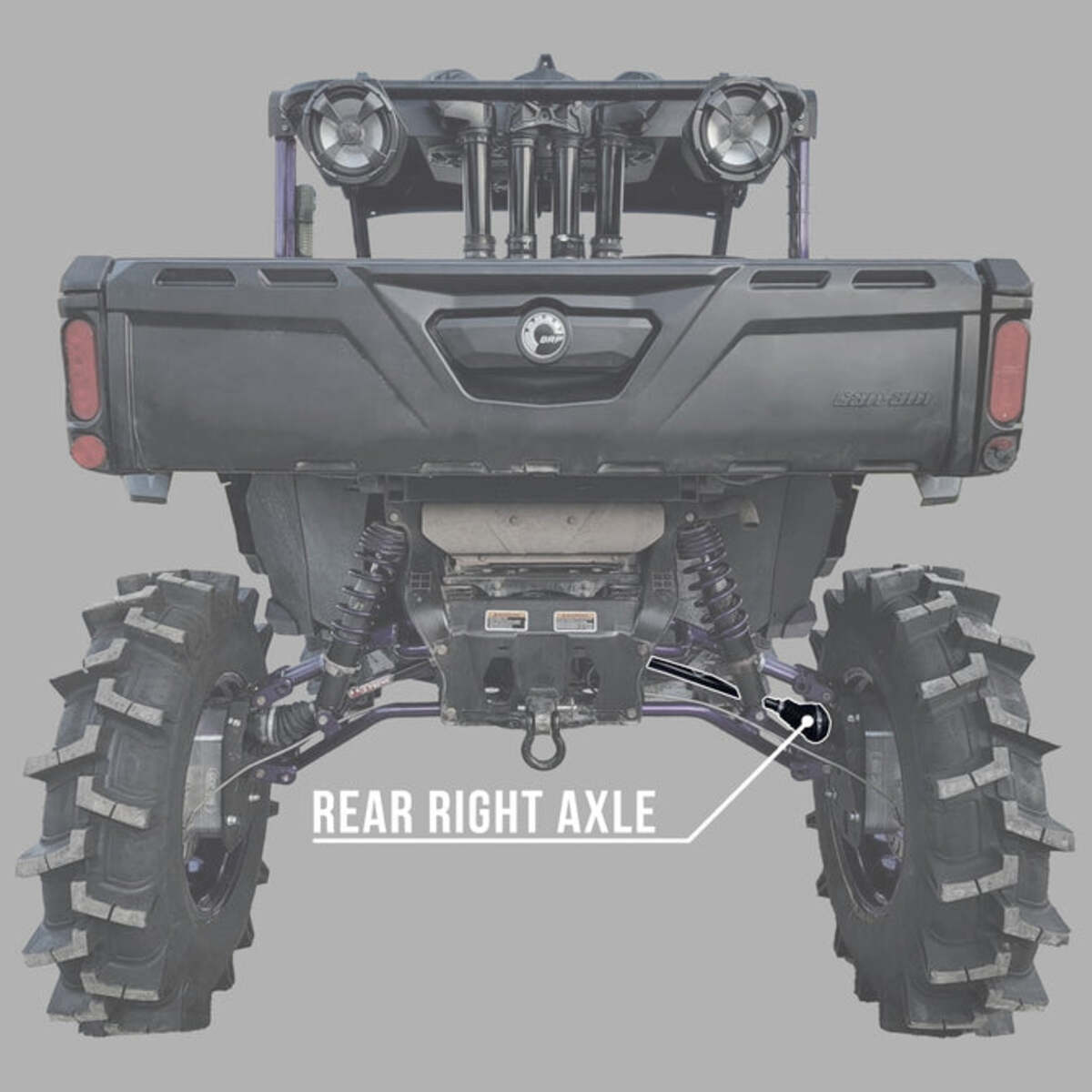 Demon Powersports Can-Am Defender Max HD8 Rugged Performance Axle