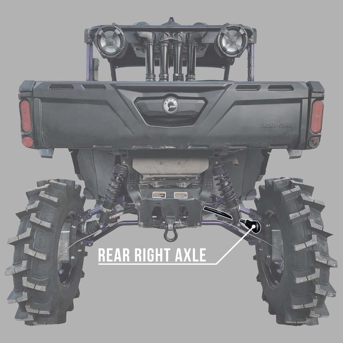 Demon Powersports Hisun Strike 550 Rugged Performance Axle
