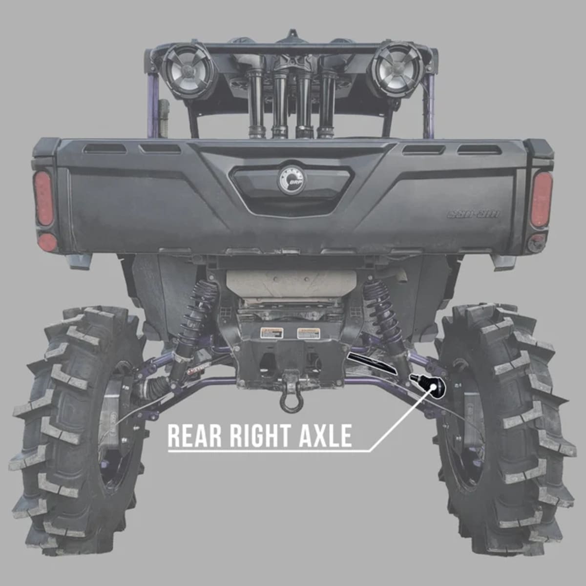 Demon Powersports Polaris General 1000 Demon Xtreme Heavy Duty Long Travel 5" HCR Axle Race Spec