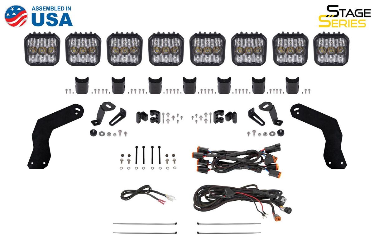 Diode Dynamics '17-'25 Can-Am Maverick X3 SS5 Roof Cross Link Lightbar Kit