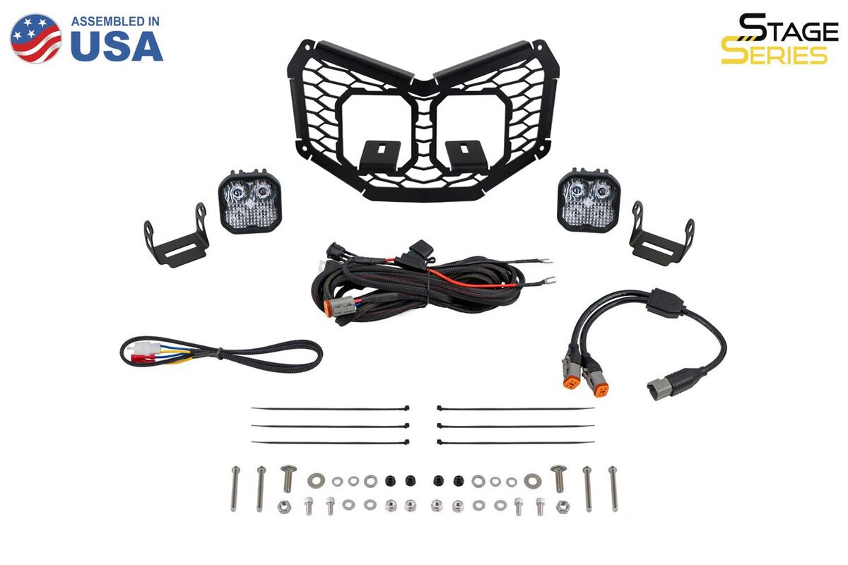 Diode Dynamics '17-'25 Can-Am Maverick X3 Stage Series LED Grille Kit