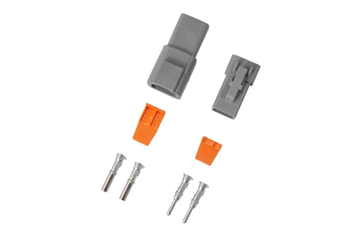 Diode Dynamics 2-Pin Deutsch Connector Kit - 12-14 Gauge