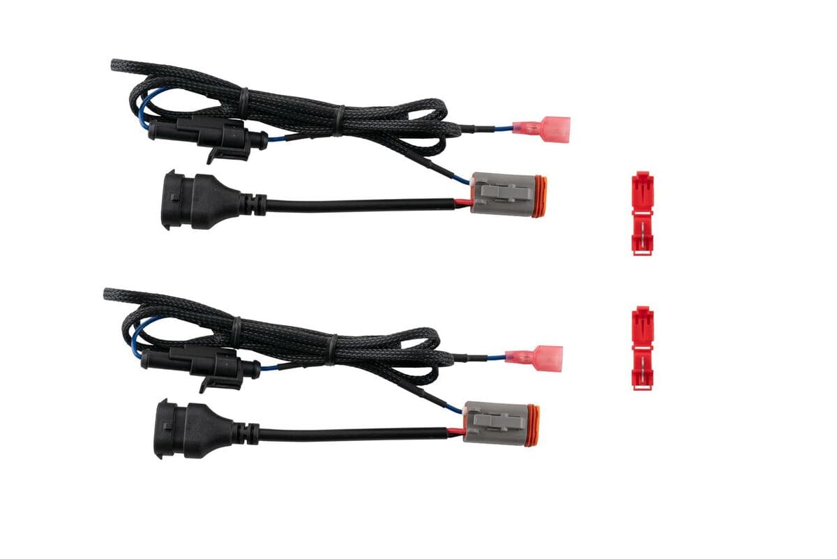 Diode Dynamics Deutsch DT Adapter Wires With Backlight Tap - Pair