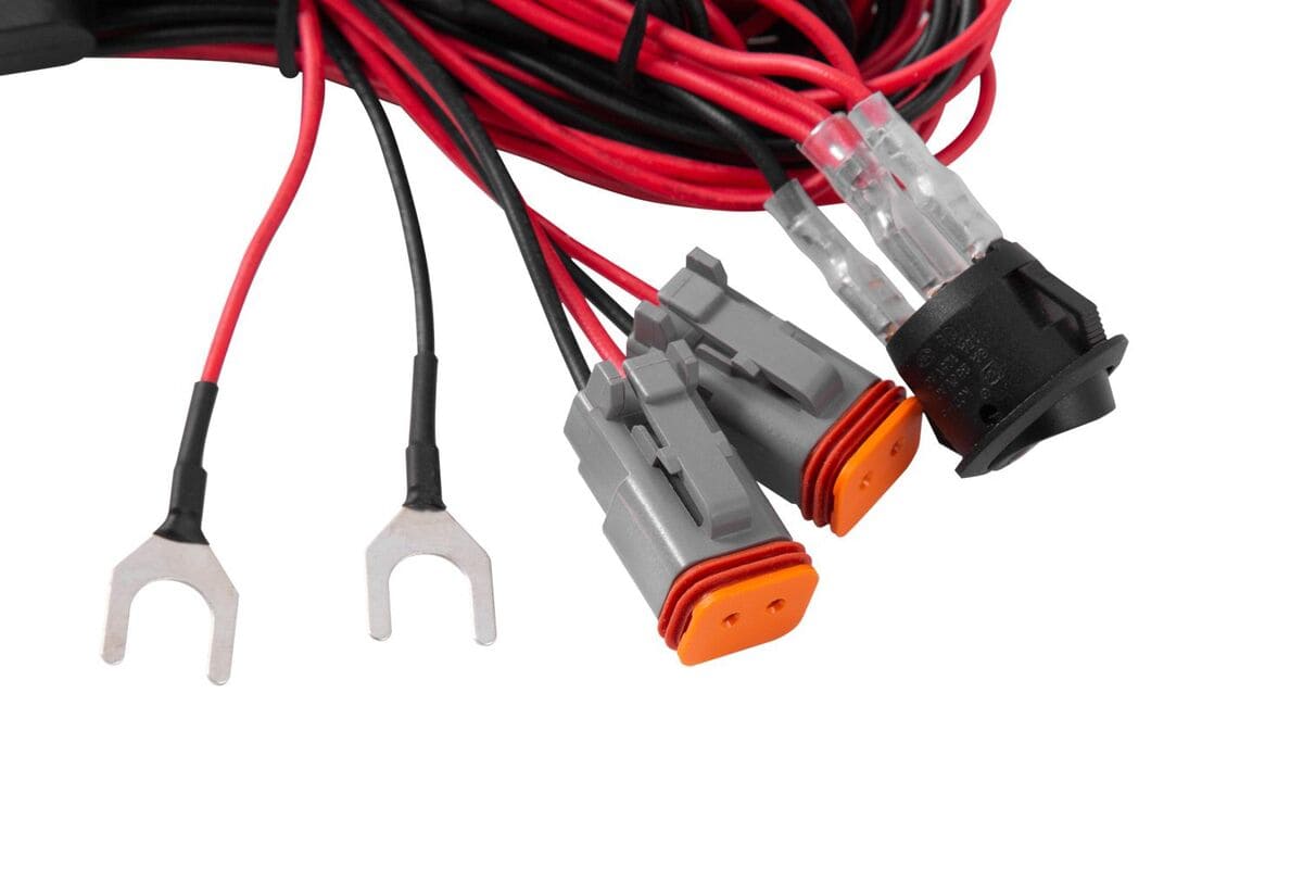 Diode Dynamics Light Duty 2-Pin Dual Output Off-Road Harness Wiring