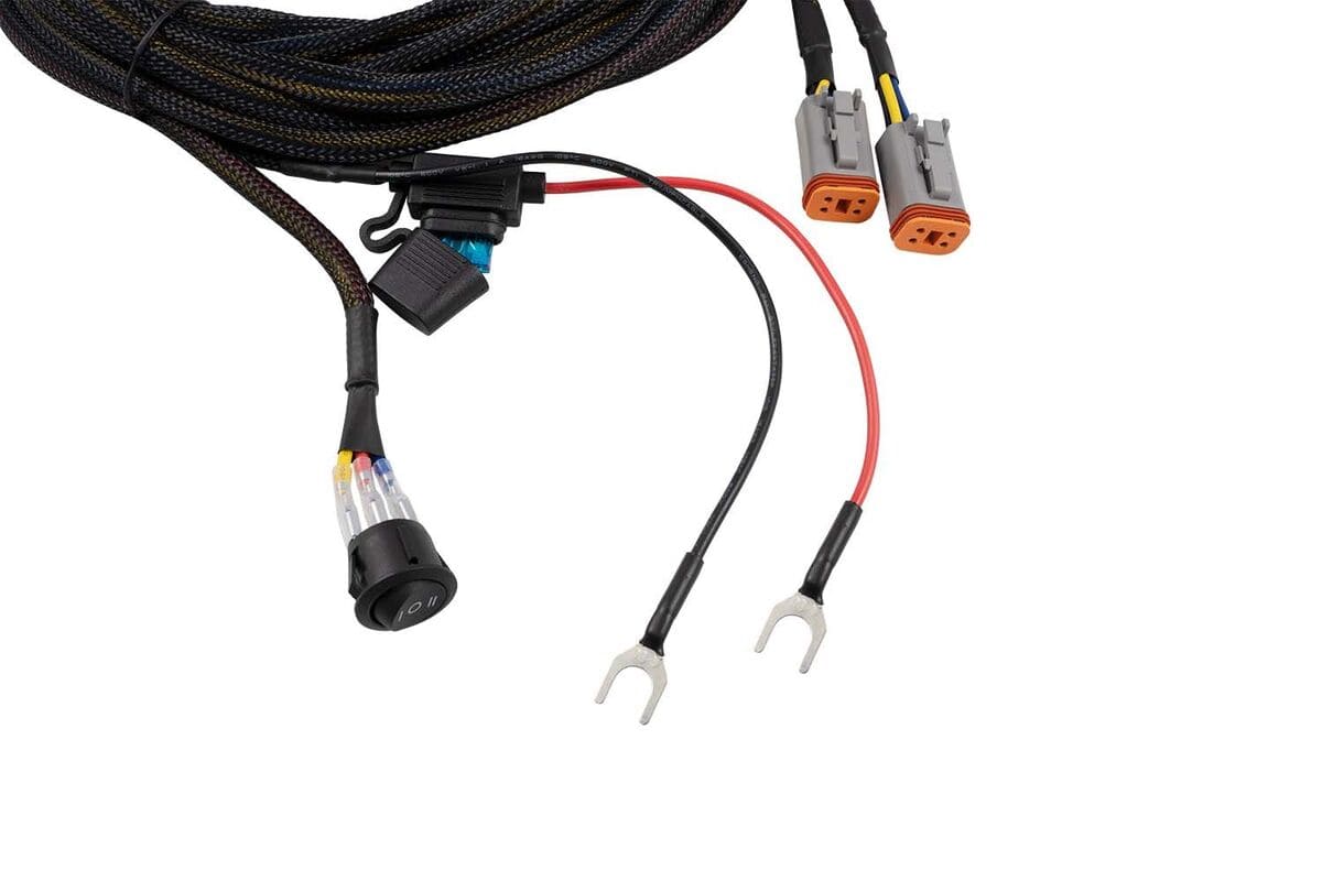 Diode Dynamics Light Duty 4-Pin Dual Output Harness Wiring