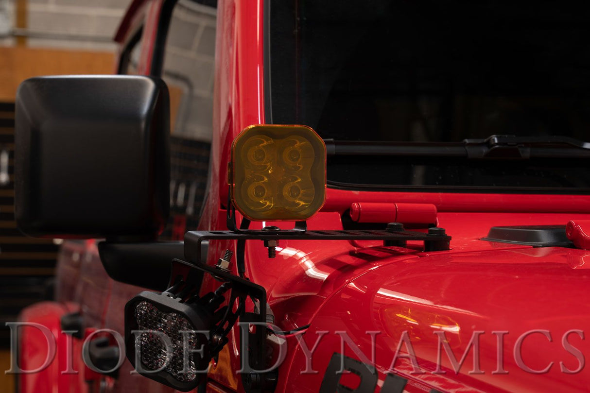 Diode Dynamics SS3 LED Pod Yellow Cover - One