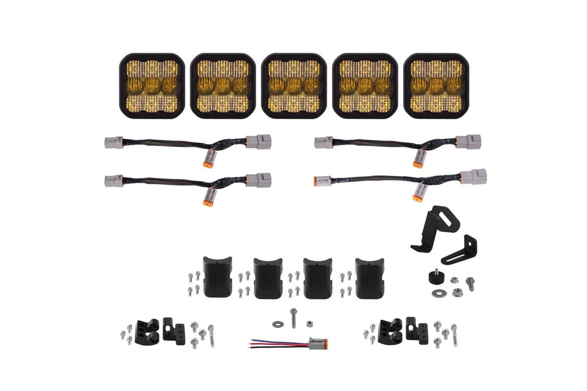 Diode Dynamics SS5 Cross Link 5-Pod LED Light Bar - One