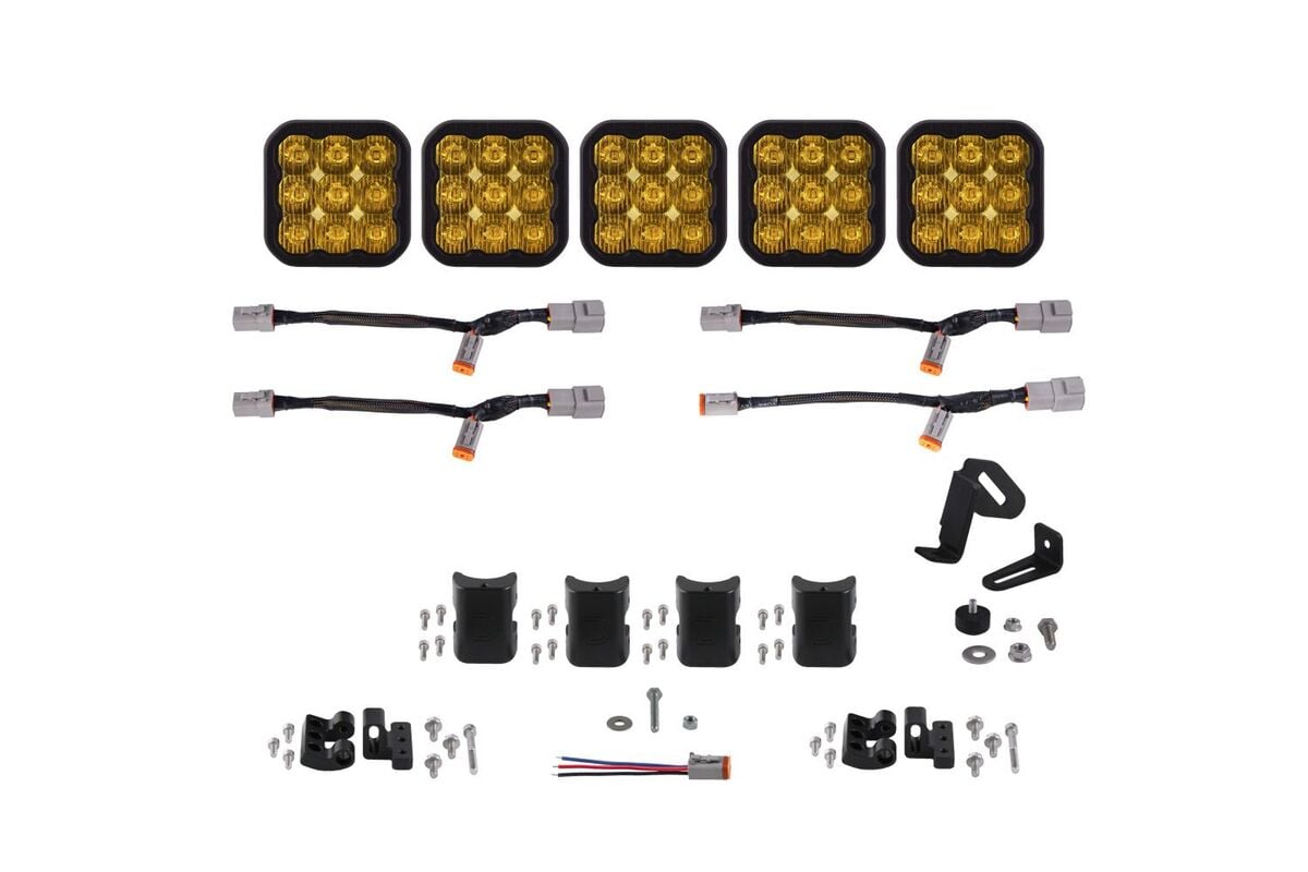 Diode Dynamics SS5 Cross Link 5-Pod LED Light Bar - One