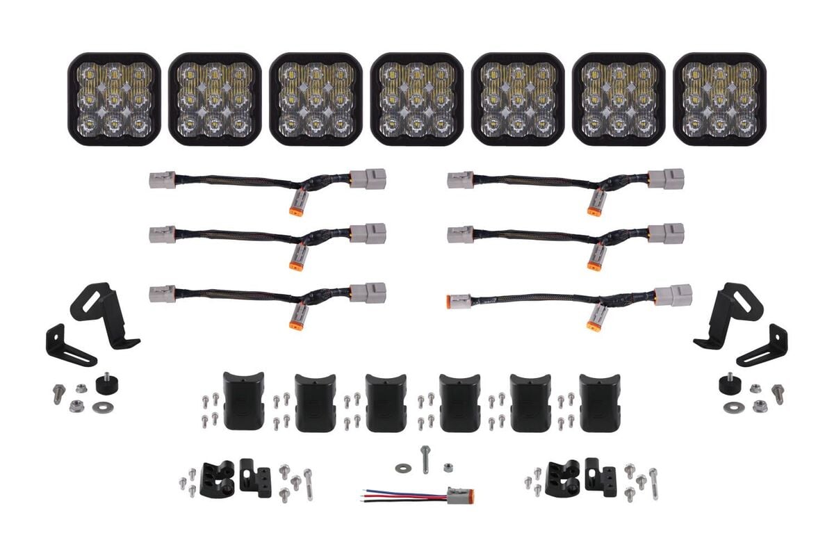 Diode Dynamics SS5 Cross Link 7-Pod LED Light Bar - One