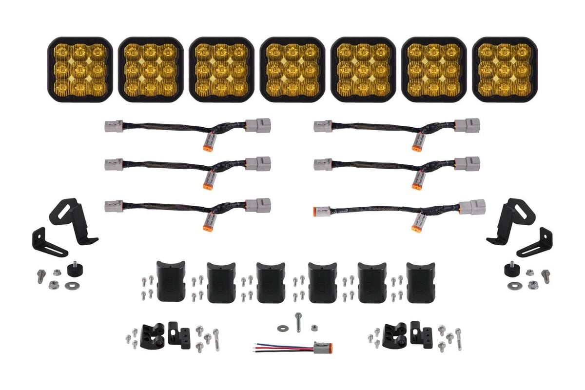 Diode Dynamics SS5 Cross Link 7-Pod LED Light Bar - One