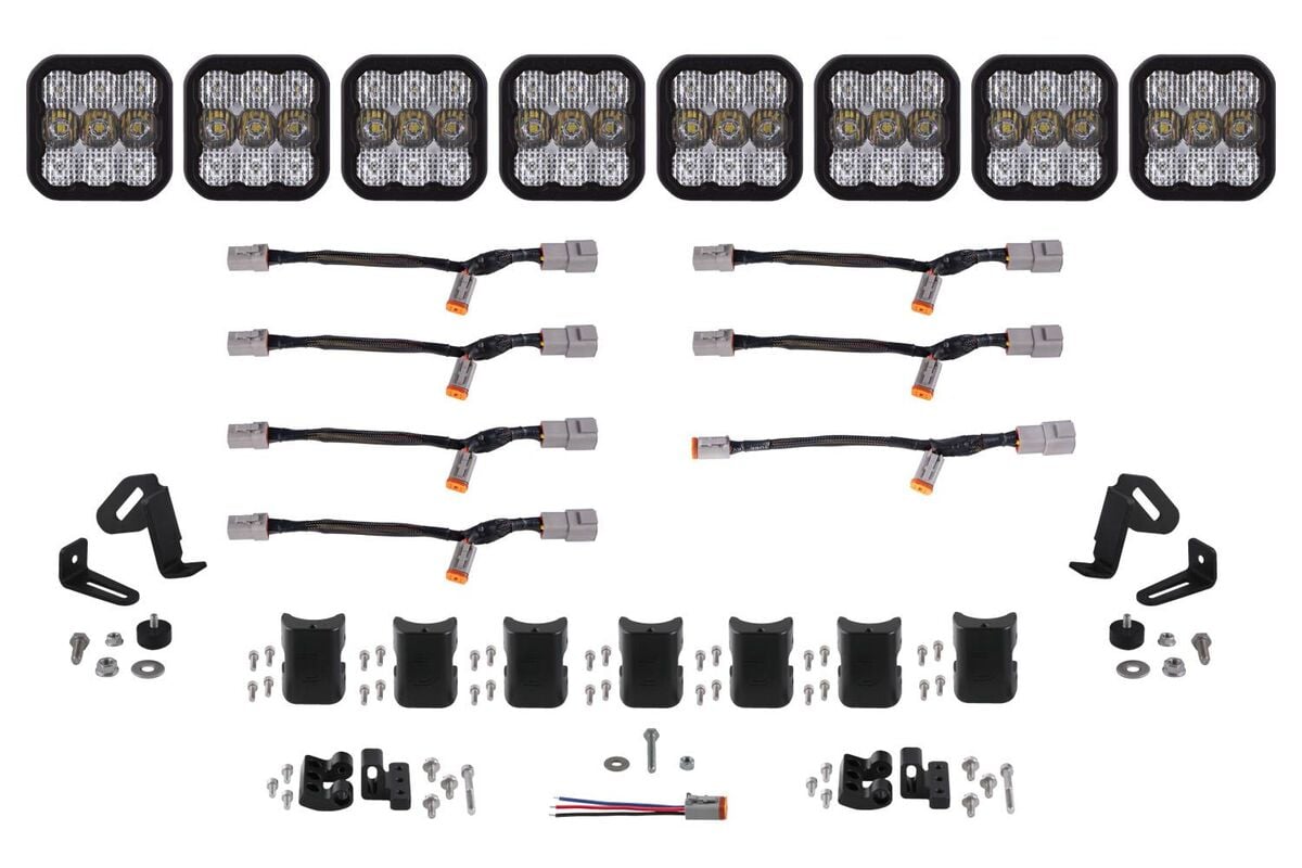 Diode Dynamics SS5 Cross Link 8-Pod LED Light Bar - One