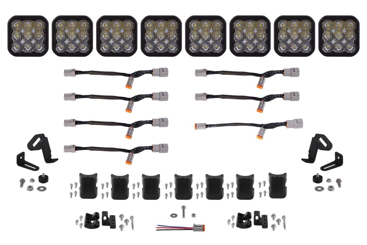 Diode Dynamics SS5 Cross Link 8-Pod LED Light Bar - One