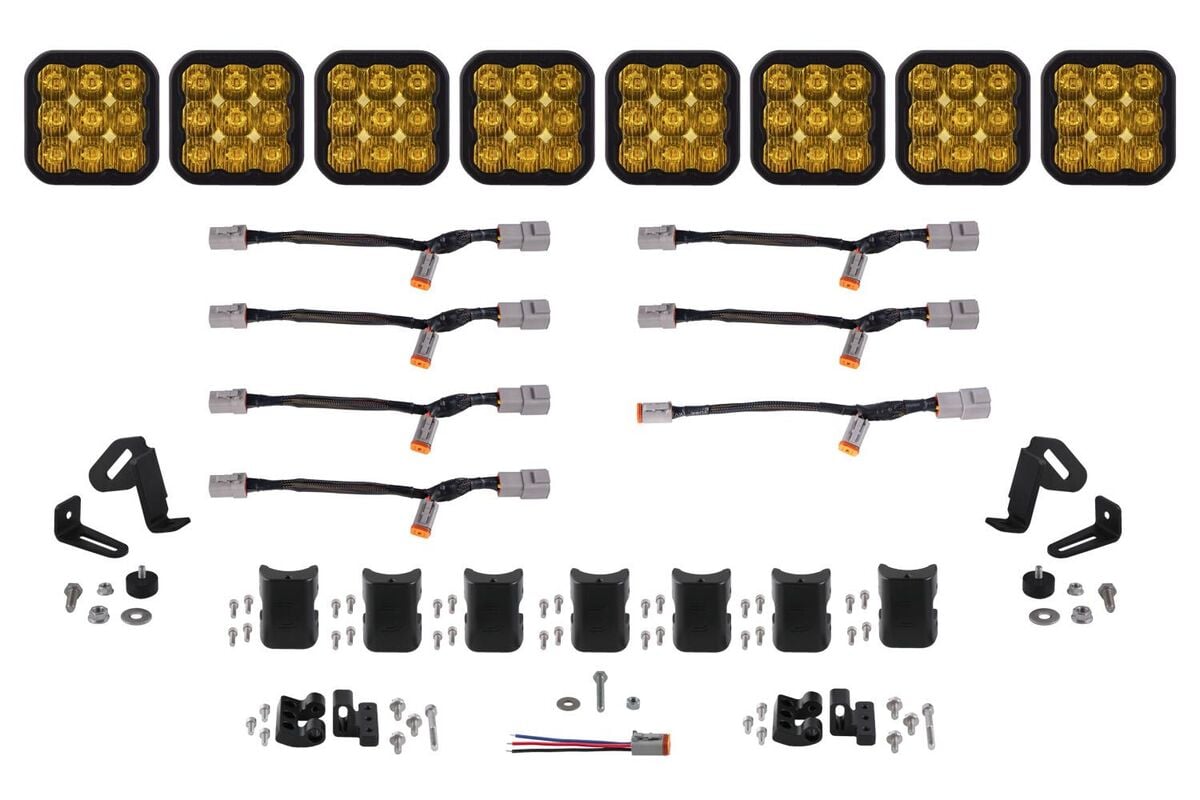 Diode Dynamics SS5 Cross Link 8-Pod LED Light Bar - One