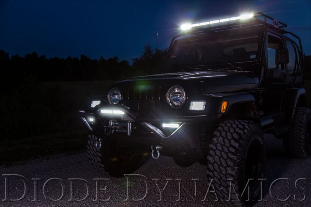 Diode Dynamics Stage Series 12” SAE/Dot White Light Bar - Pair