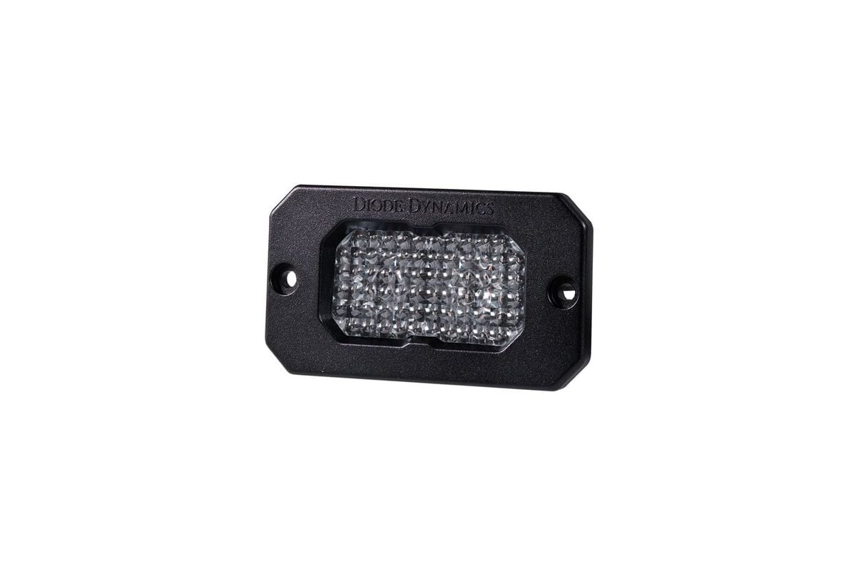 Diode Dynamics Stage Series 2" SAE White Sport Flush Mount LED Pod - Single