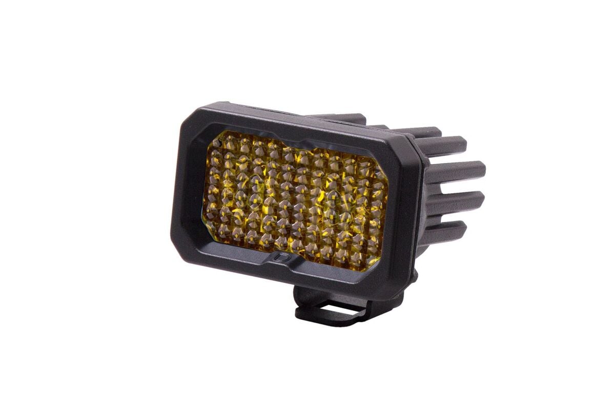 Diode Dynamics Stage Series 2" SAE Yellow Pro Standard LED Pod - Single