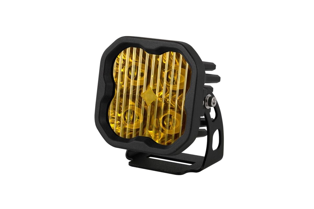 Diode Dynamics Stage Series 3” SAE Yellow Sport LED Pod - Single
